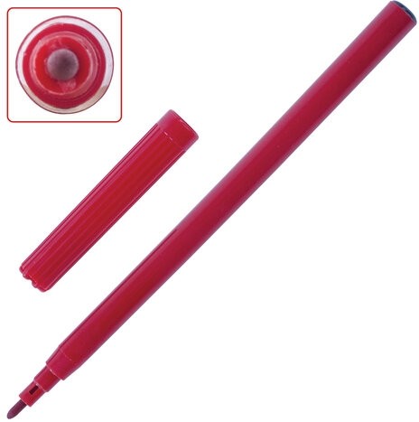 Фломастеры ПИФАГОР, 18 цветов, вентилируемый колпачок, 151091