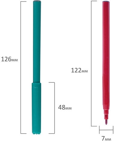 Фломастеры ПИФАГОР, 18 цветов, вентилируемый колпачок, 151091
