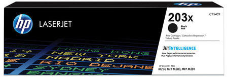 Картридж лазерный HP (CF540X) LaserJet Pro M254/M280/M281, №203X, черный, оригинальный, ресурс 3200 страниц
