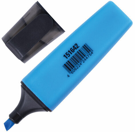 Текстовыделитель STAFF "EVERYDAY HL-638", ГОЛУБОЙ, линия 1-5 мм, 151642