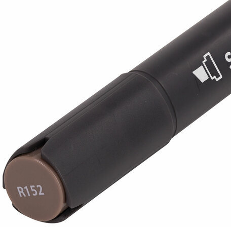 Маркер для скетчинга двусторонний 1 мм - 6 мм BRAUBERG ART CLASSIC, СЕРО-КОРИЧНЕВЫЙ (R152), 151868