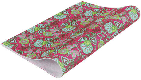 Цветной фетр для творчества, А4, ОСТРОВ СОКРОВИЩ, с рисунком, 5 листов, 5 цветов, толщина 2 мм, "Цветы", 660648