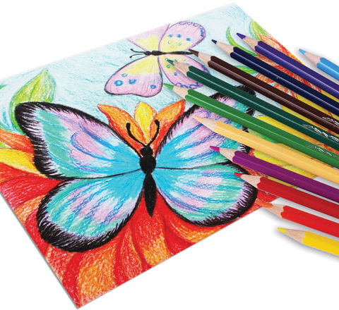 Карандаши цветные JOVI (Испания) 12 цветов, шестигранные, заточенные, картонная упаковка, 730/12