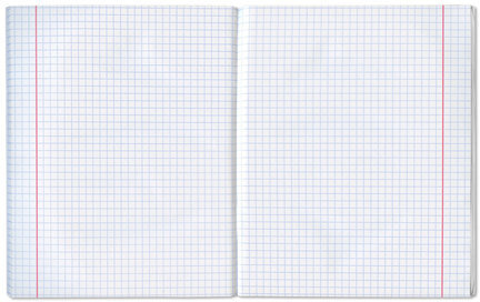 Тетрадь бумвинил, А5, 96 л., скоба, офсет №1, клетка, с полями, STAFF, ЗЕЛЕНЫЙ, 403417