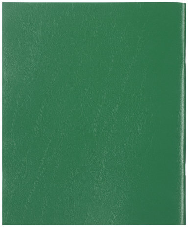 Тетрадь бумвинил, А5, 96 л., скоба, офсет №1, клетка, с полями, STAFF, ЗЕЛЕНЫЙ, 403417