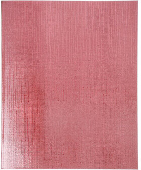 Тетрадь бумвинил, А5, 96 л., скоба, офсет №1, клетка, Розовая Metallic, HATBER, 96Т5бвВ1