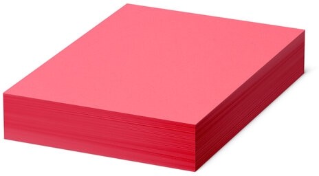 Бумага цветная BRAUBERG, А4, 80 г/м2, 500 л., интенсив, красная, для офисной техники, 115215
