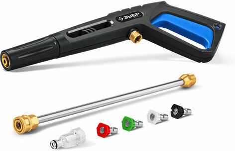 Минимойка ЗУБР АВД-П200, мощность 2,6 кВт, давление 200 бар, шланг 8 м