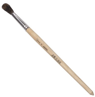 Кисть ГРААЛЬ, белка сосновая, живописная (1 штука), круглая, №7, КХБ№7