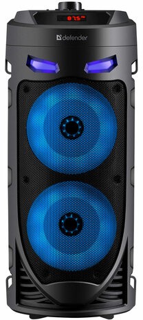 Колонка портативная DEFENDER Crashboom, 16 Вт, 1800 мАч, Bluetooth, FM, Type-C, черная, 65085