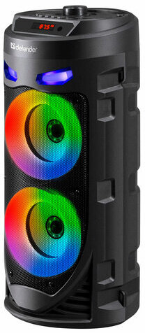 Колонка портативная DEFENDER Crashboom, 16 Вт, 1800 мАч, Bluetooth, FM, Type-C, черная, 65085