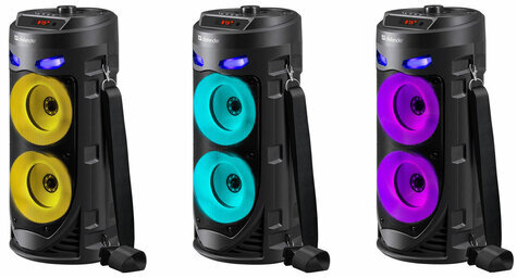 Колонка портативная DEFENDER Crashboom, 16 Вт, 1800 мАч, Bluetooth, FM, Type-C, черная, 65085