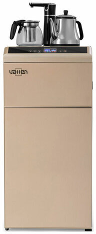 Кулер для воды c чайником VATTEN L49QEAT Tea Bar, напольный, ОХЛАЖДЕНИЕ ЭЛЕКТРОННОЕ, шкаф, 1 кран, 5727