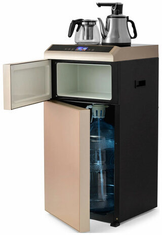 Кулер для воды c чайником VATTEN L49QEAT Tea Bar, напольный, ОХЛАЖДЕНИЕ ЭЛЕКТРОННОЕ, шкаф, 1 кран, 5727