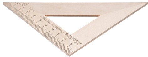 Треугольник деревянный, угол 45, 11 см, УЧД, С138