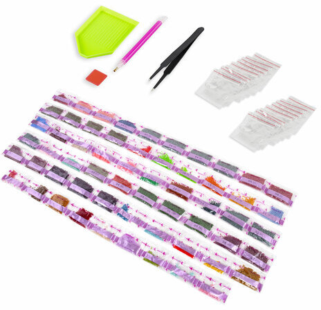 Картина стразами (алмазная мозаика), 60х80 см, ОСТРОВ СОКРОВИЩ "Весна", без подрамника, 663869