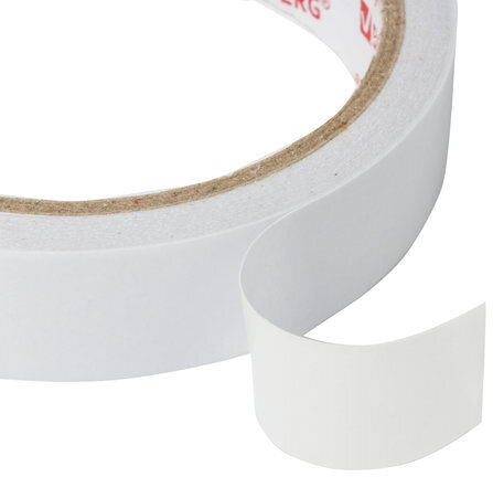 Клейкая двухсторонняя лента 19 мм х 10 м, БУМАЖНАЯ ОСНОВА, BRAUBERG, 227268