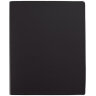 Папка с металлическим пружинным скоросшивателем BRAUBERG, картон/ПВХ, 35 мм, черная, до 290 листов, 228337