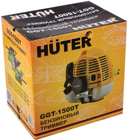Триммер бензиновый HUTER GGT-1500T, 1500 Вт, 9500 об/мин, объем двигателя 39,2 см3, 70/2/9