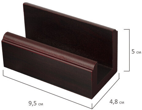 Набор настольный BESTAR "Artemis" из дерева, 10 предметов, цвет "орех", 236357