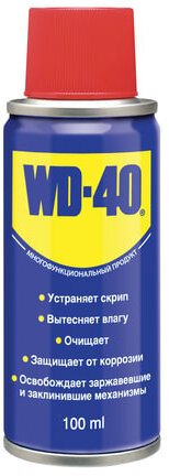 Средство WD-40 универсальное, 100 мл, для тысячи применений в офисе, быту, производстве, WD0000