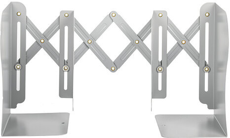 Подставка-держатель для книг и учебников ЮНЛАНДИЯ "Flower girl", раздвижная, металлическая, 237902