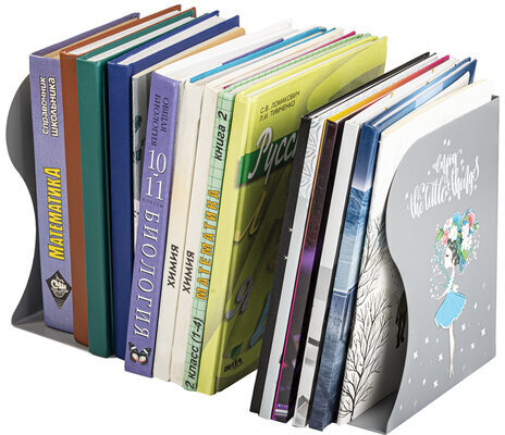 Подставка-держатель для книг и учебников ЮНЛАНДИЯ "Flower girl", раздвижная, металлическая, 237902