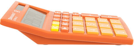 Калькулятор настольный BRAUBERG ULTRA-12-RG (192x143 мм), 12 разрядов, двойное питание, ОРАНЖЕВЫЙ, 250495