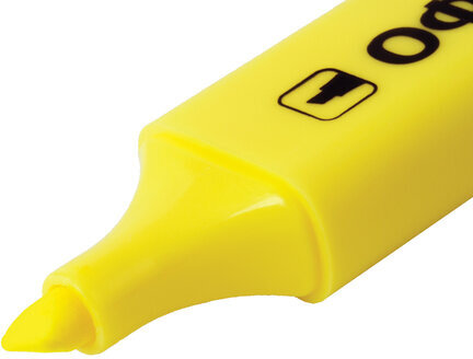 Текстовыделитель ОФИСМАГ, ЖЕЛТЫЙ, линия 1-5 мм, 151203