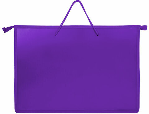 Папка для рисунков и чертежей ПИФАГОР А3, пластик, фиолетовая, 271136