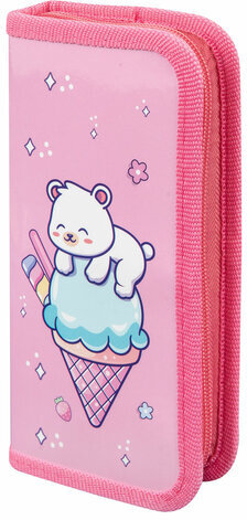 Пенал ПИФАГОР, 1 отделение, ламинированный картон, 19х9 см, &quot;Bear attack&quot;, 272244