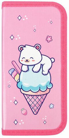 Пенал ПИФАГОР, 1 отделение, ламинированный картон, 19х9 см, "Bear attack", 272244