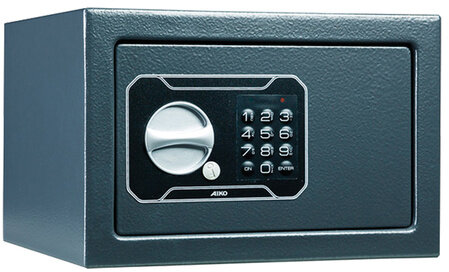 Сейф мебельный AIKO "T-170 EL", 170х260х230 мм, 3,7 кг, электронный замок, крепление к стене