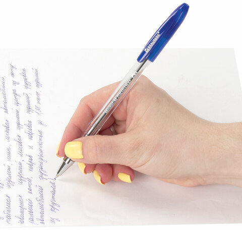 Ручка шариковая масляная BRAUBERG "Model-M" ORIGINAL, СИНЯЯ, узел 0,7 мм, линия письма 0,35 мм, 143250
