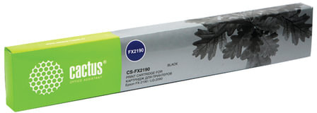 Картридж матричный CACTUS (CS-FX2190) для EPSON FX-2190/LQ-2090, черный, ресурс 12 млн. знаков