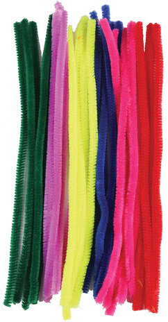 Проволока синельная для творчества "Пушистая", 6 цв., 30 шт., 0,9х30 см, ОСТРОВ СОКРОВИЩ, 661530