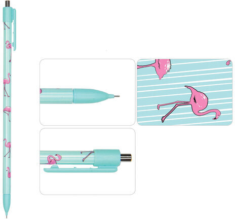 Карандаш механический 0,5 мм, BRUNO VISCONTI "MagicGraphix", "Фламинго", 21-0044/01