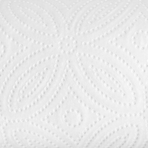 Полотенца бумажные 2-х слойные, спайка 6 рулонов (6х14,7 м), LAIMA LUXE, 100% целлюлоза, 114742