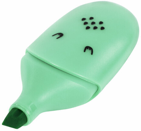 Набор текстовыделителей мини 6 ЦВЕТОВ BRAUBERG KIDS "CUTE CATS PASTEL", линия 1-5 мм, 152436