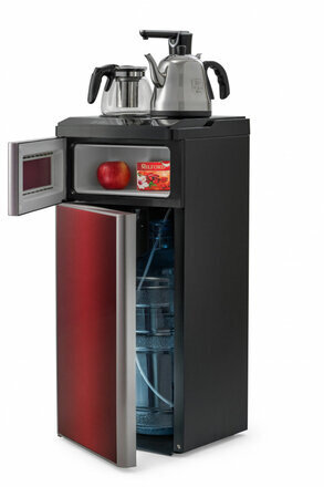 Кулер для воды с чайником VATTEN L50REAT Tea Bar, напольный, ОХЛАЖДЕНИЕ ЭЛЕКТРОННОЕ, шкаф, 1 кран, 5728