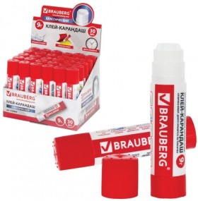 Клей-карандаш BRAUBERG, 9 г, 220869