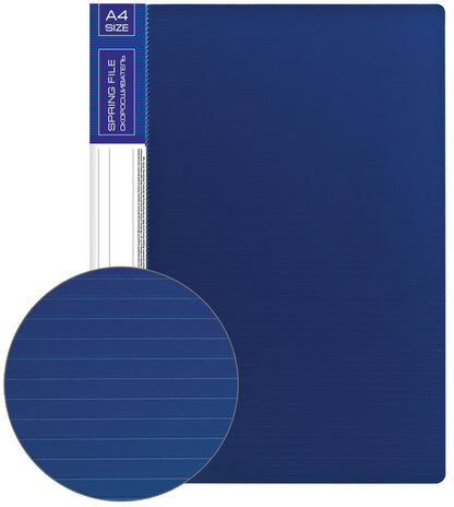 Папка с металлическим скоросшивателем и внутренним карманом BRAUBERG "Contract", синяя, до 100 л., 0,7 мм, бизнес-класс, 221782