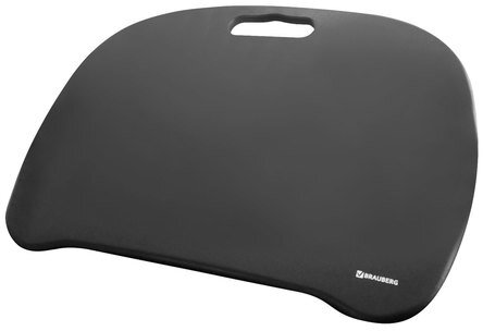 Подставка-столик с мягкими подушками, для ноутбука и творчества BRAUBERG, 430х330 мм, черный, 512669