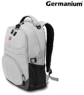Рюкзак GERMANIUM &quot;S-07&quot; универсальный, уплотненная спинка, облегчённый, светло-серый, 46х32х15 см, 226954