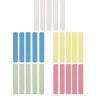 Мел цветной ЮНЛАНДИЯ, набор 25 штук, для рисования на асфальте, квадратный, пластиковое ведро, 227445