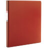 Папка с металлическим пружинным скоросшивателем BRAUBERG, картон/ПВХ, 35 мм, красная, до 290 листов, 228338