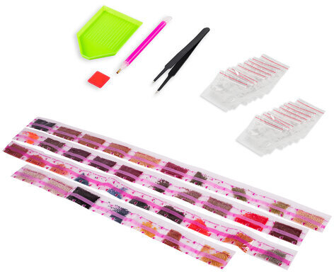 Картина стразами (алмазная мозаика) 40х50 см, ОСТРОВ СОКРОВИЩ "Прованские истории", без подрамника, 662584