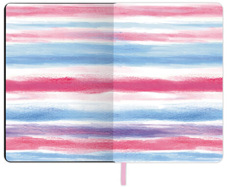 Блокнот А5 (143x210 мм), BRAUBERG VISTA "Spring weather", под кожу, гибкий, 80 л., 112073