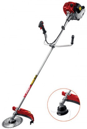 Триммер бензиновый ЗУБР КРБ-2500, 2500 Вт, 9000 об/мин, объем двигателя 52 см3, КРБ-2500