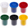 Пластилин-тесто для лепки BRAUBERG KIDS, 6 цветов, 300 г, яркие классические цвета, крышки-штампики, 106718